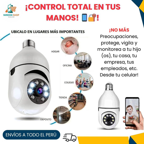 Image of FOCO CAMARA ESPIA 360 GRADOS
