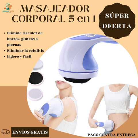 Image of MASAJEADOR CORPORAL 5 en 1 RELAX & TONE