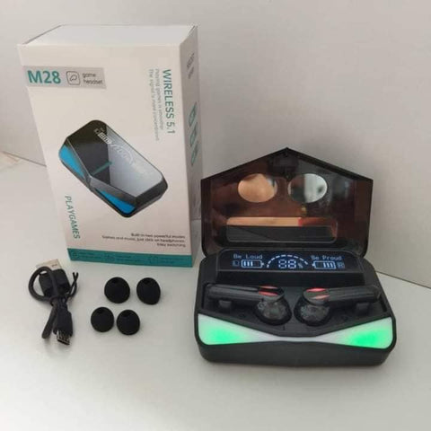 Image of Audífonos Inalámbricos Gamer y Cargador de Celular