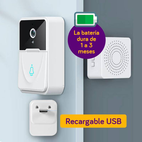 Image of Timbre Inalámbrico Inteligente con Cámara WIFI