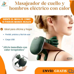 MASAJEADOR DE CUELLO Y HOMBROS INTELIGENTE MULTIFUNCIONAL