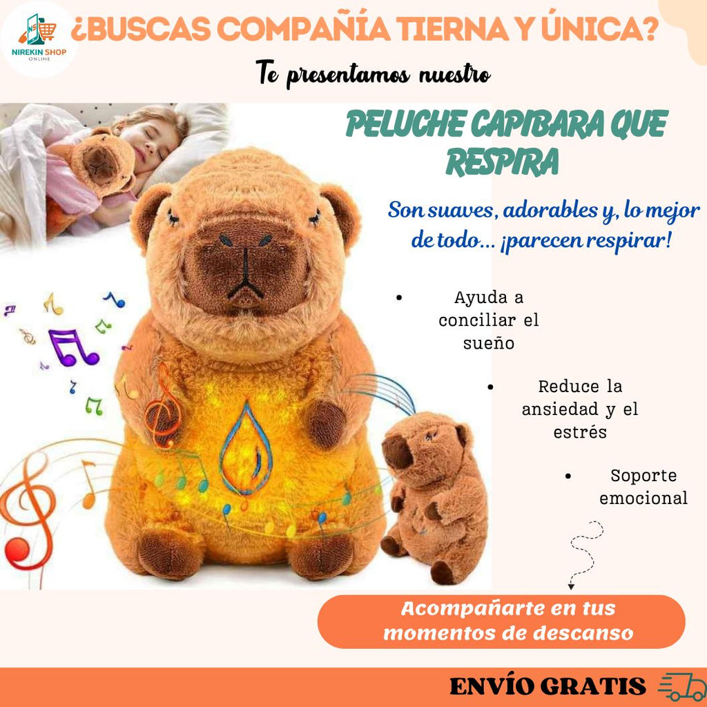 Peluche De Capibara De 25 Cm Con Mochila De Tortuga, Regalo | Cuotas sin interés Peluche De Capibara De 25 Cm Con Mochila De Tortuga, Regalo | Cuotas sin interés